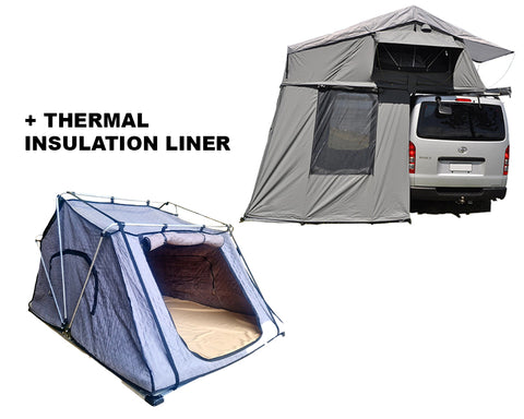 Extended Ventura Deluxe 1.4 Roof Top Tent + Annex + Thermal Liner