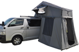 Extended Ventura Deluxe 1.4 Roof Top Tent + Annex + Stove Cooker + Storage Hooks