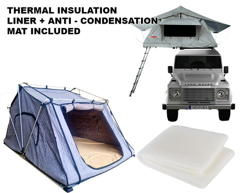 Ventura Deluxe 1.4 Roof Top Tent + Thermal Liner + Anti Condensation Mattress